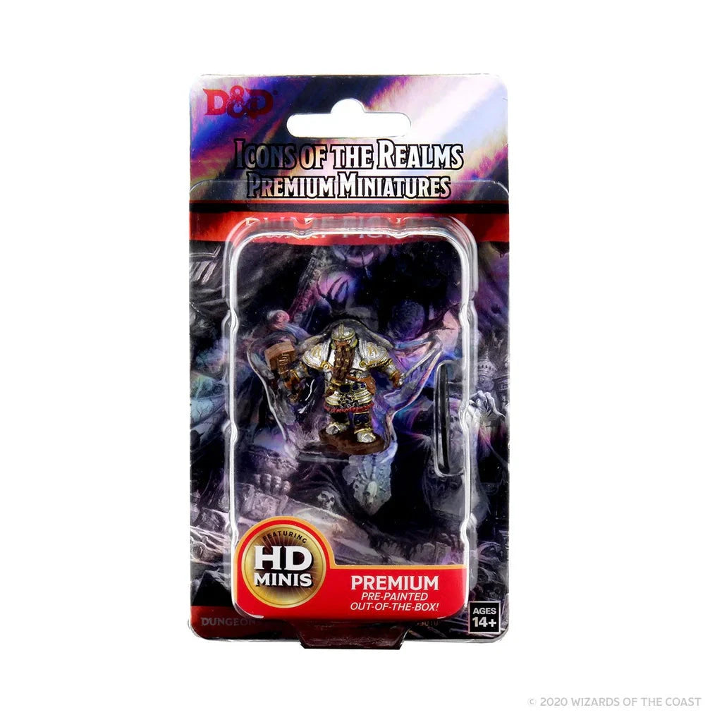 D&D Nolzur’s Marvelous Premium Miniatures: Dwarf Male Fighter Miniatures Wizkids