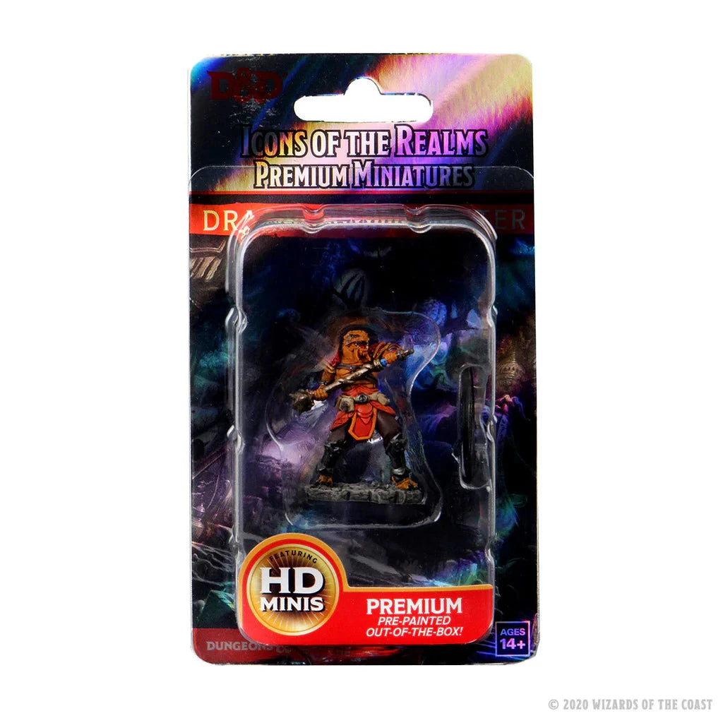 D&D Nolzur’s Marvelous Premium Miniatures: Male Dragonborn Fighter Miniatures Wizkids