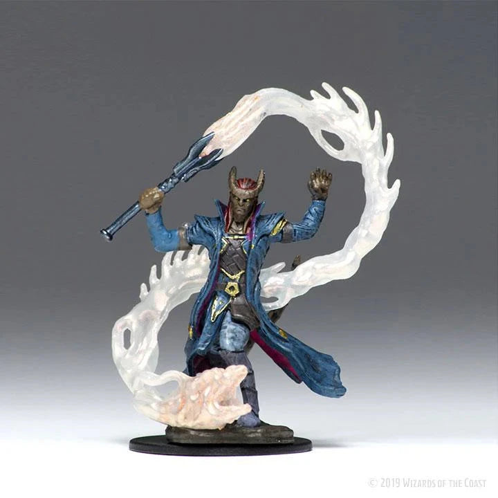 D&D Nolzur’s Marvelous Premium Miniatures: Tiefling Male Sorcerer Miniatures Wizkids