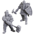 D&D Nolzur's Marvelous Unpainted Minis: Dwarves (50th Anniversary) Miniatures Wizkids