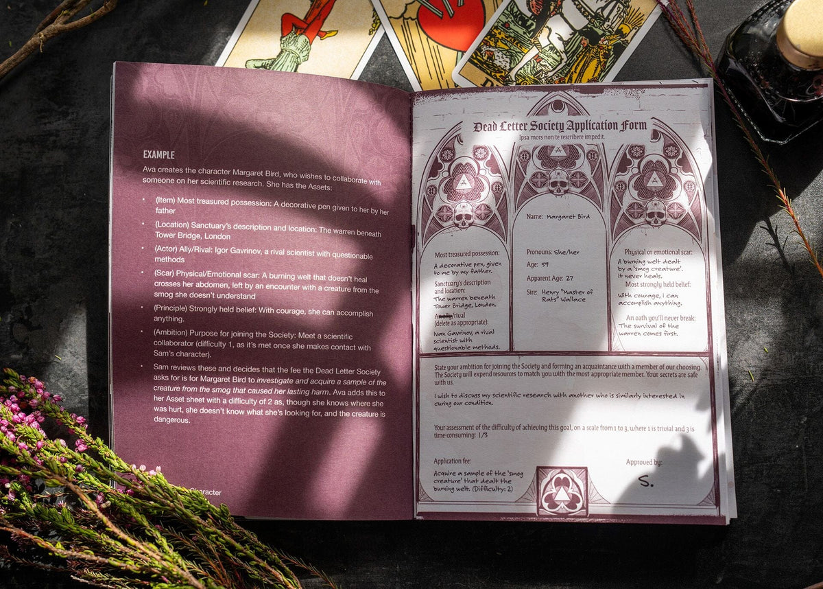 Dead Letter Society RPG Montford Tales 