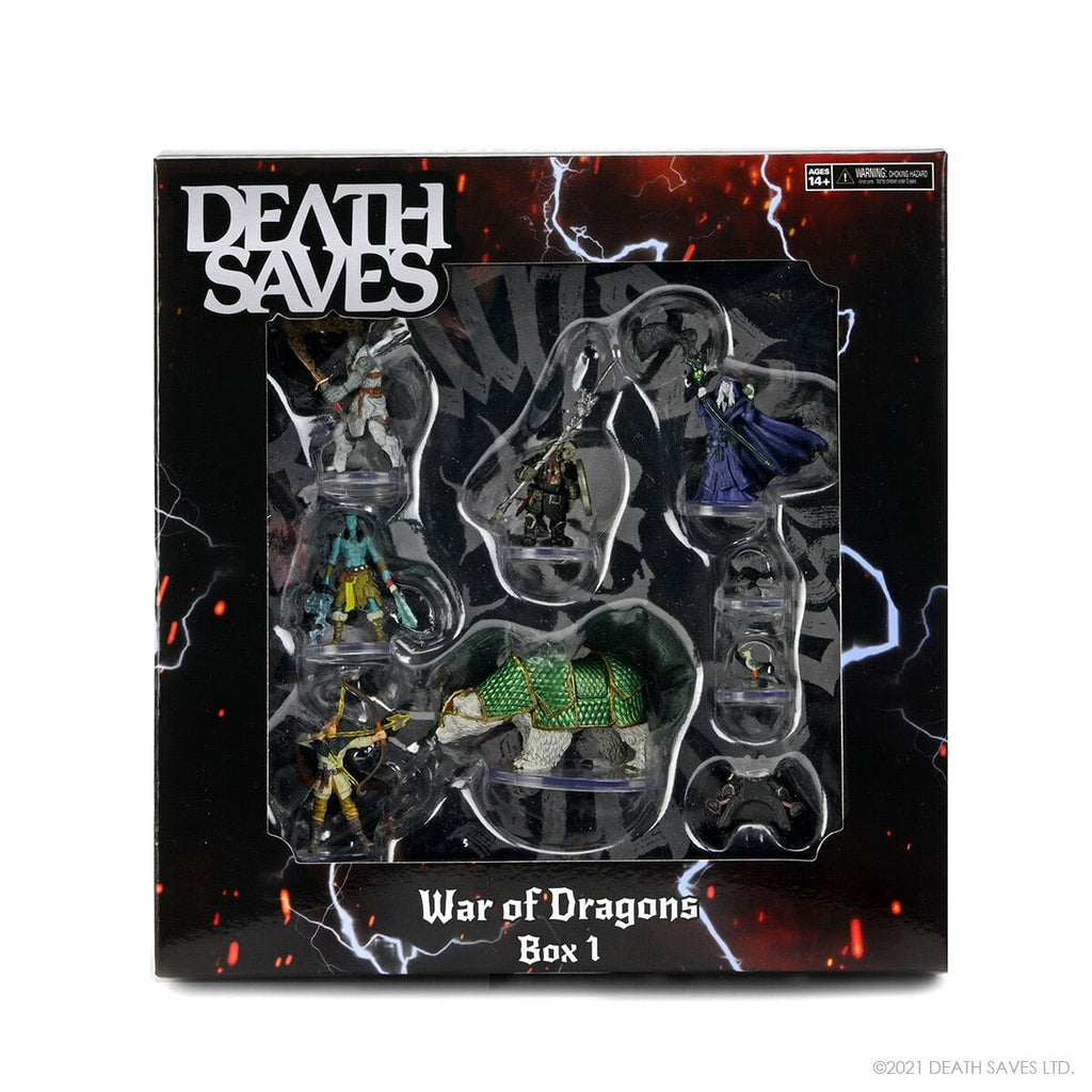 Death Saves: War of Dragons Box Set 1 Miniatures Wizkids 