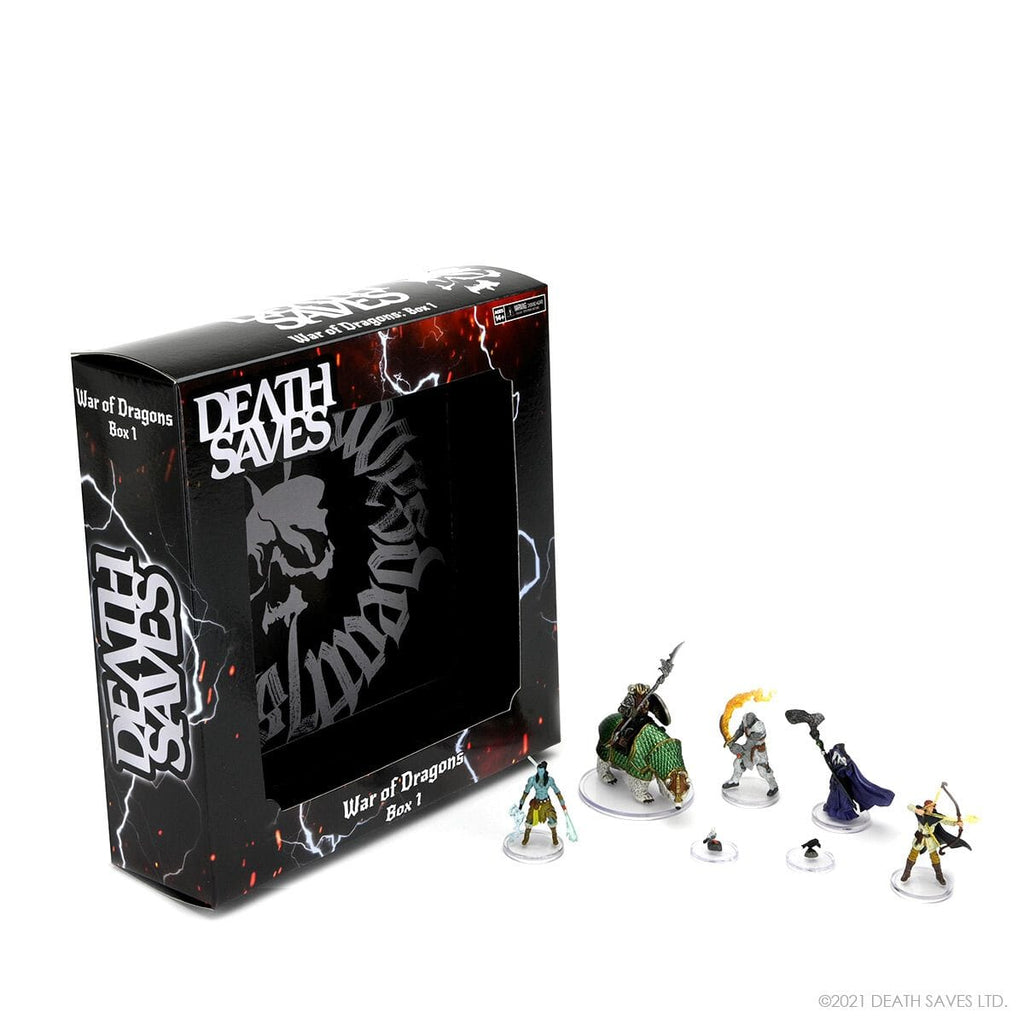 Death Saves: War of Dragons Box Set 1 Miniatures Wizkids 