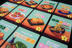 Diced Veggies Board Games Kids Table BG