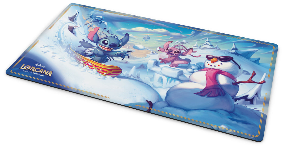 Disney Lorcana - Hyperia City (Set 14) Playmat Stitch and Angel Play Mats RAVENSBURGER 