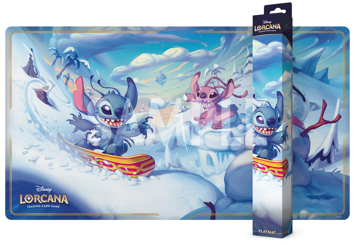 Disney Lorcana - Hyperia City (Set 14) Playmat Stitch and Angel Play Mats RAVENSBURGER 