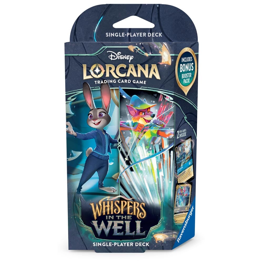 Disney Lorcana - Whispers in the Well (Set 10) Starter Decks CCG RAVENSBURGER Judy Hopps & Robin Hood 