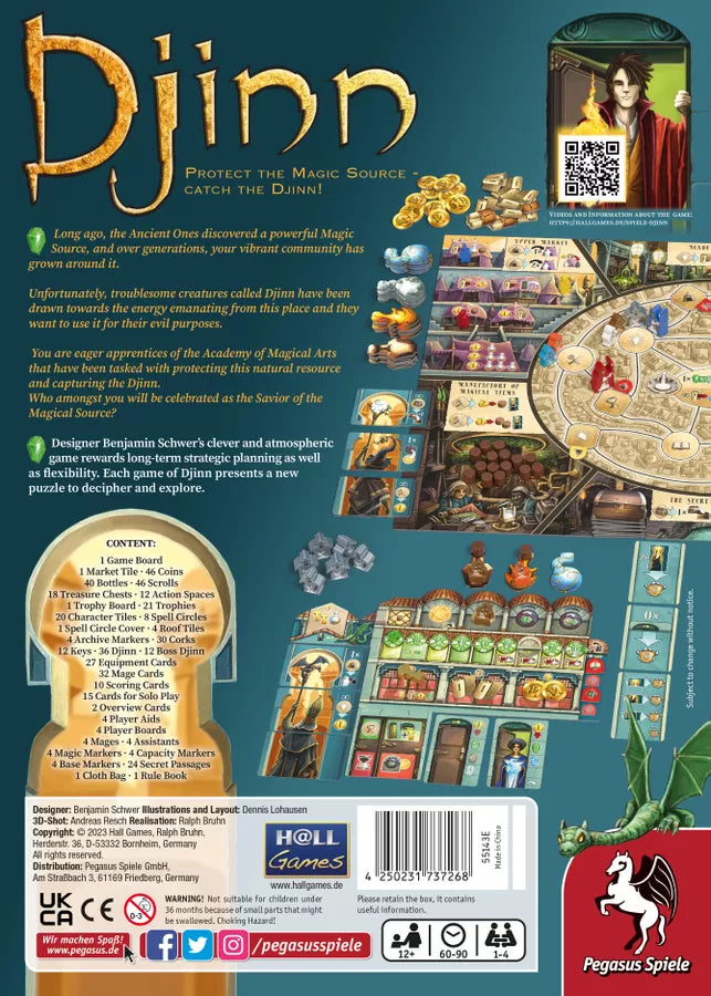 Djinn Board Games Pegasus Spiele