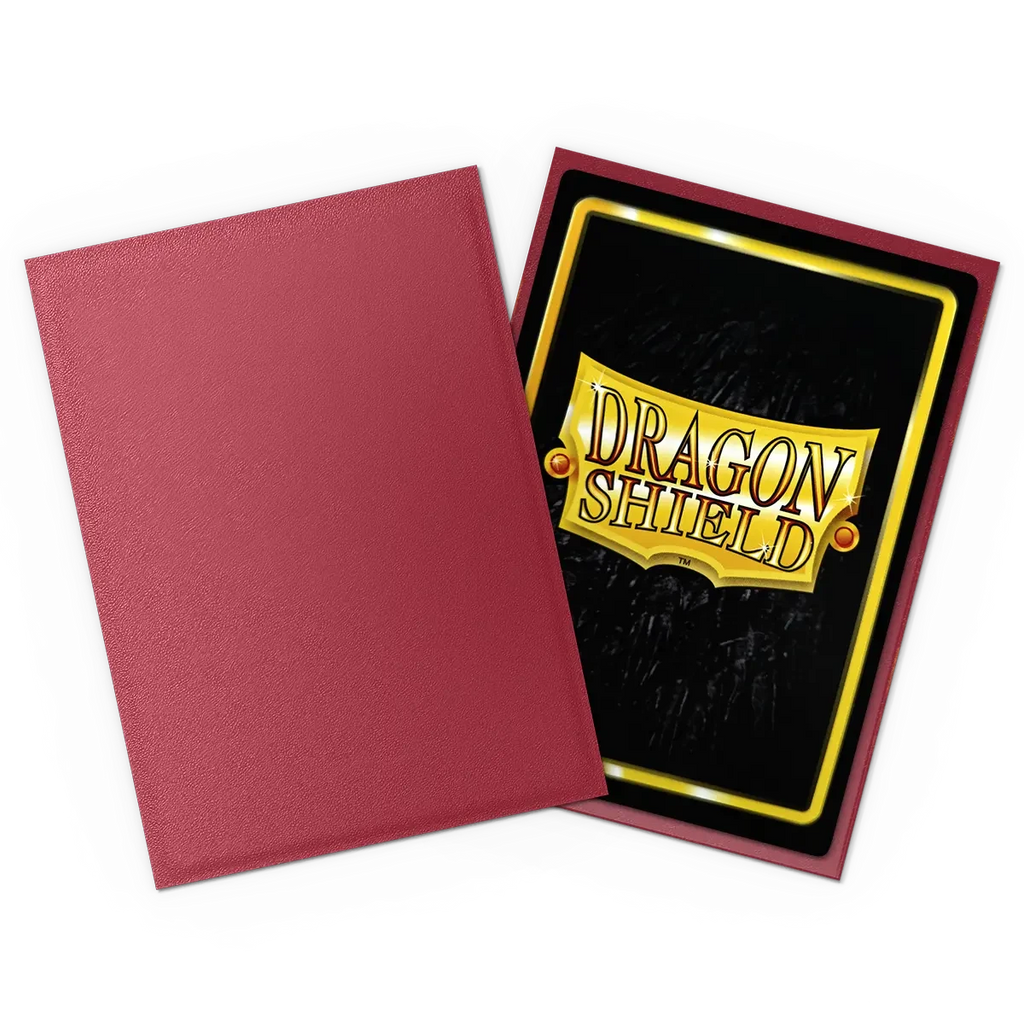 Dragon Shield Non-Glare Matte Sleeves (100) Card Sleeves Dragon Shield Blood Red 
