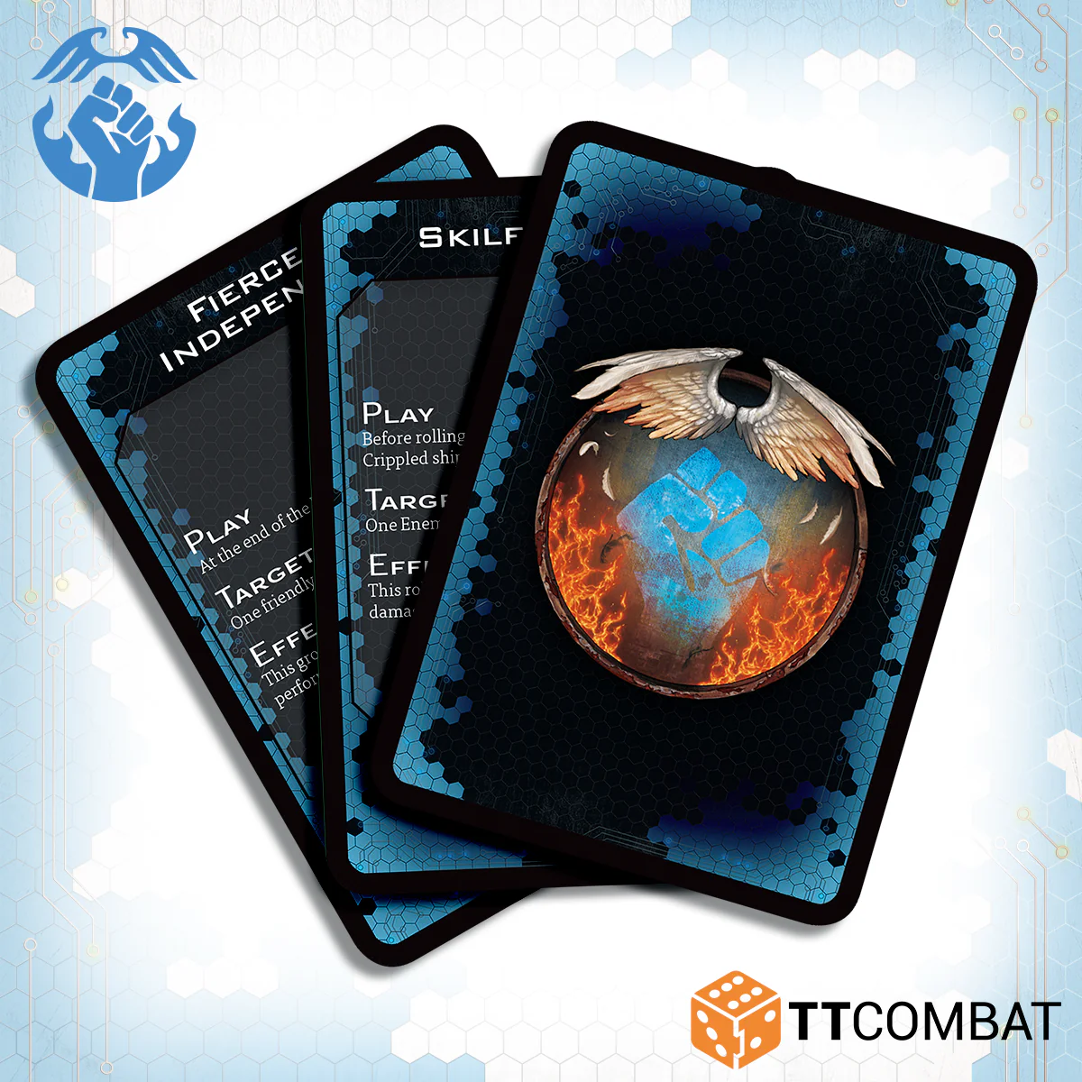 Dropfleet Commander: Resistance Command Cards Miniatures TT Combat