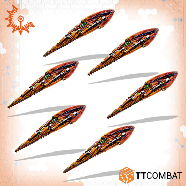 Dropfleet Commander: Shaltari Cloudfliers - Glass Class Miniatures TT Combat