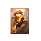 Dual Matte Art Standard Size Sleeves - Fire Horse 2026 Card Sleeves Dragon Shield 