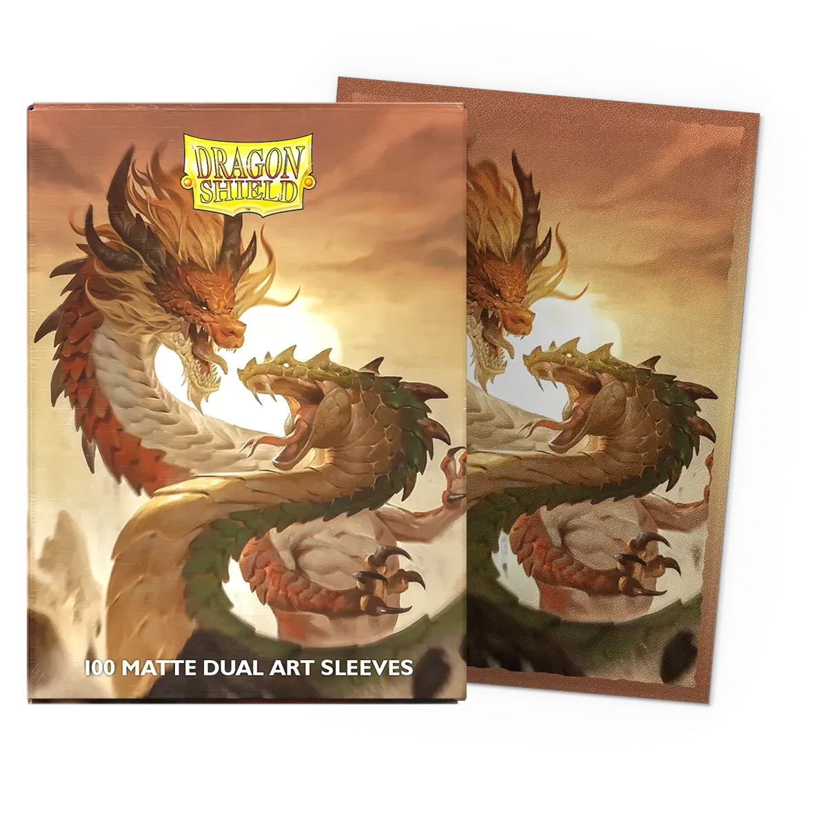 Dual Matte Art Standard Size Sleeves - Year of the Wood Snake Card Sleeves Dragon Shield