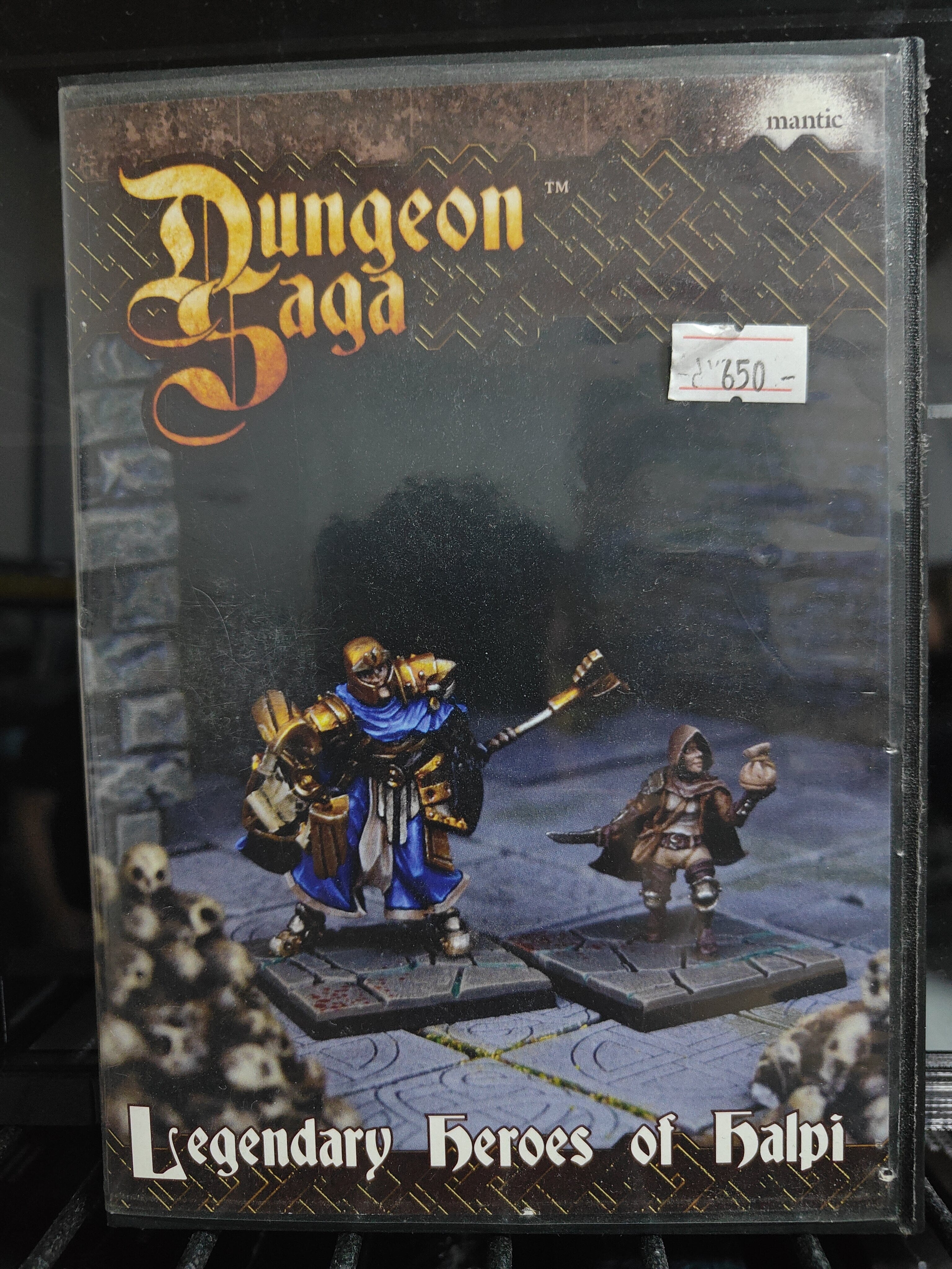 Dungeon Saga: Legendary Heroes of Halpi Miniatures Kingsley 