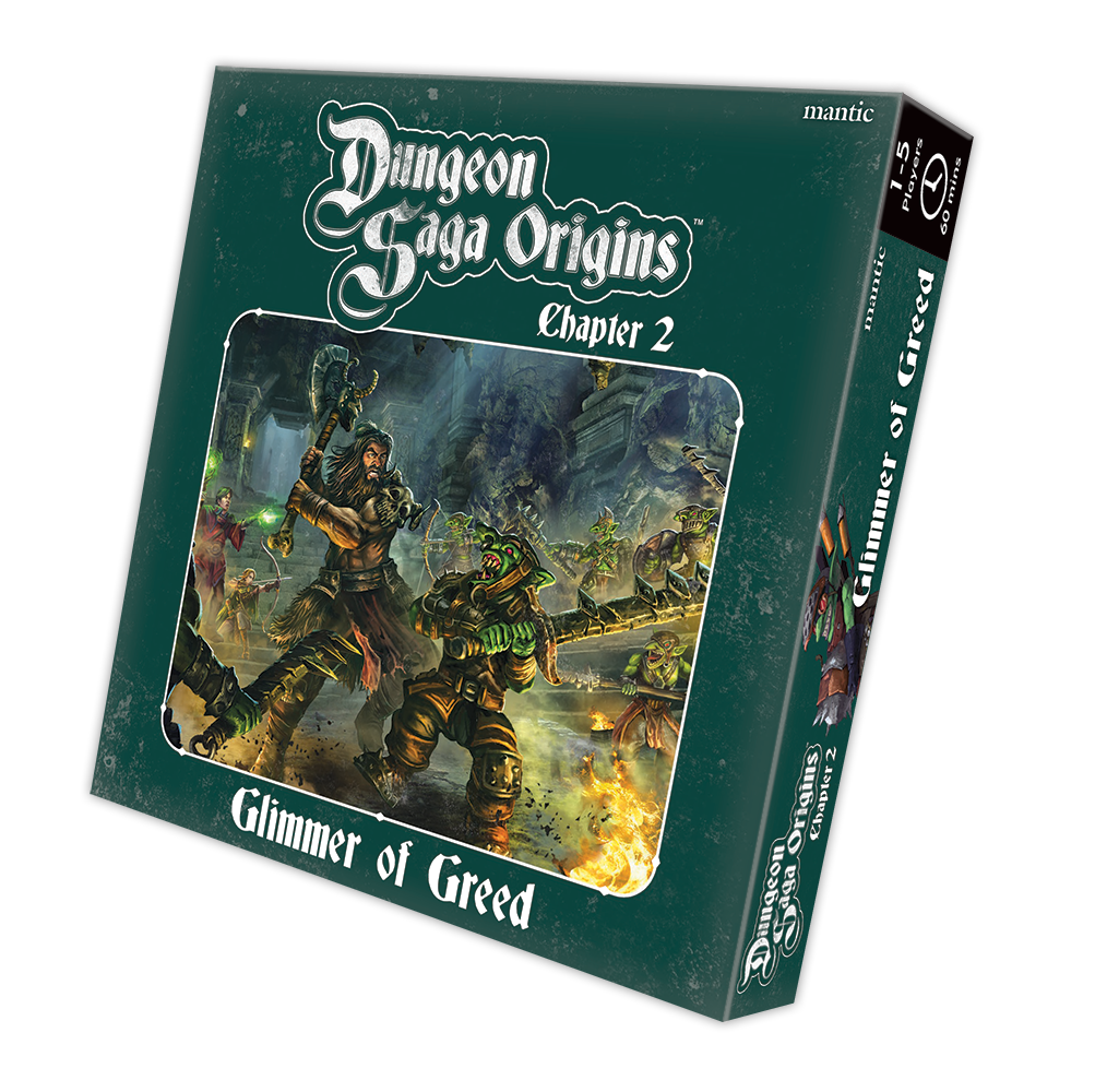 Dungeon Saga Origins - Glimmer of Greed Expansion Board Games Mantic