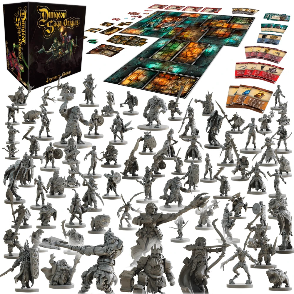 Dungeon Saga Origins – Legendary Edition Board Games Mantic