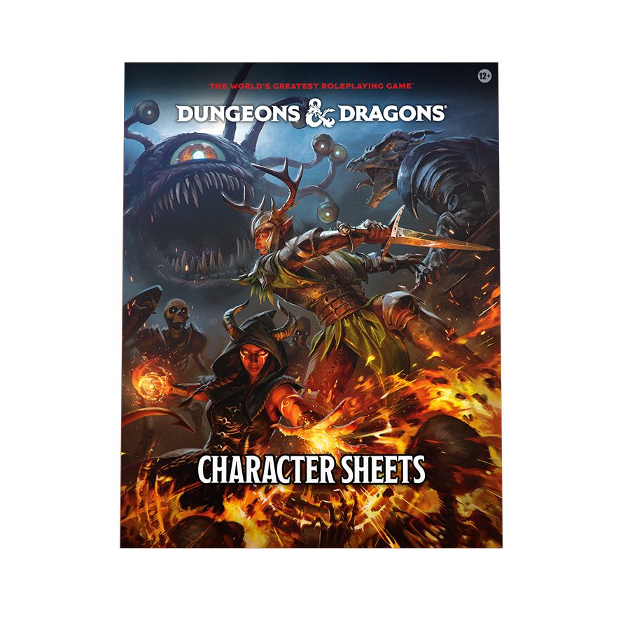 Dungeons & Dragons: Character Sheets (2024) RPG Wizards of the Coast