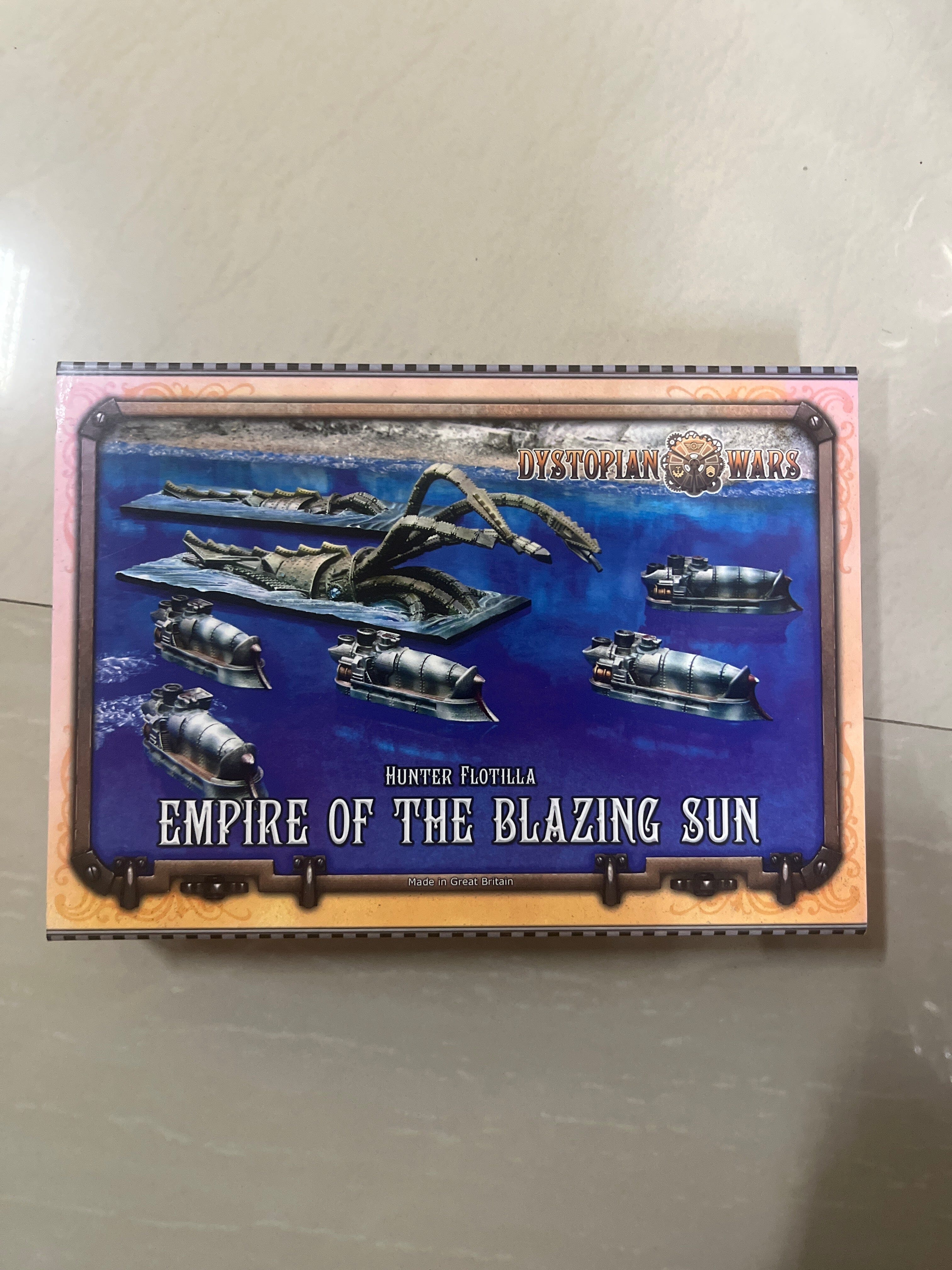 Dystopian Wars: Empire of the Blazing Sun Hunting Flotilla Battlefield Bangkok