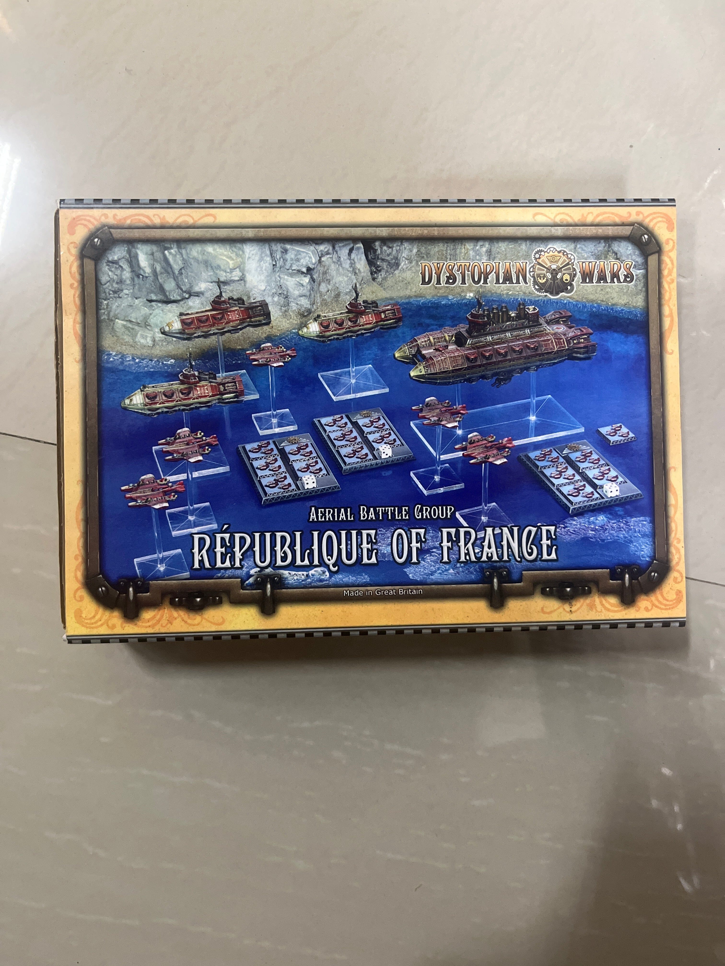 Dystopian Wars: Republique of France Aerial Battle Group Battlefield Bangkok