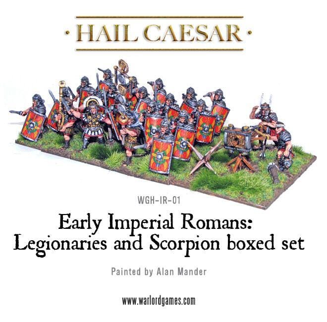 Early Imperial Romans: Legionaries and Scorpion boxed set Miniatures Warlord Games