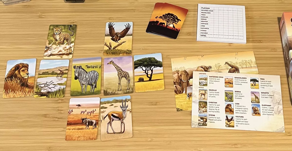 Ecosystem: Savanna Card Games GENIUS GAMES