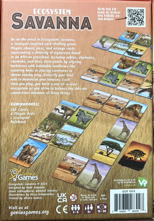 Ecosystem: Savanna Card Games GENIUS GAMES