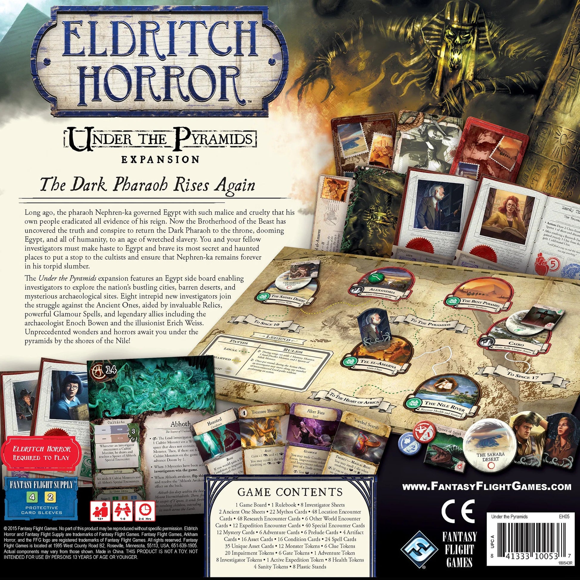 Eldritch Horror: Under the Pyramids Board Games FFG 