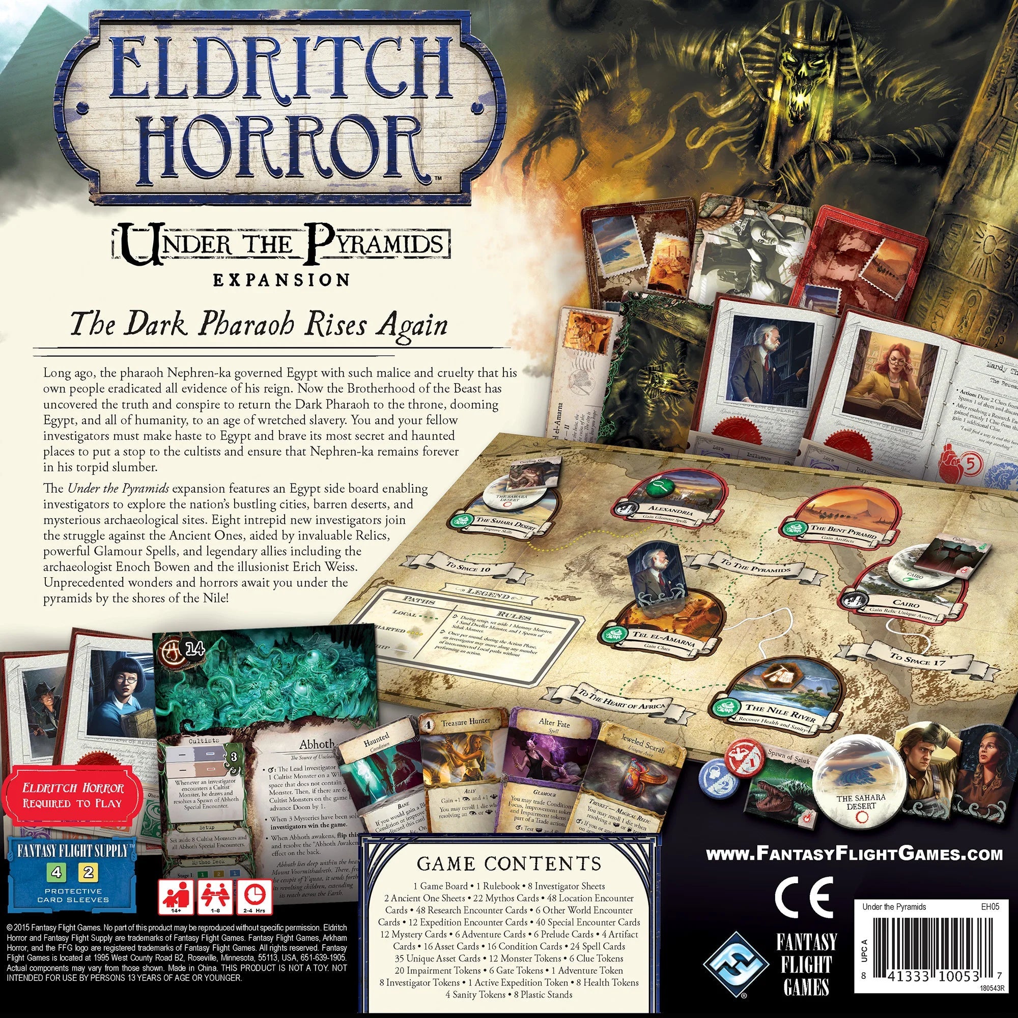 Eldritch Horror: Under the Pyramids Board Games FFG