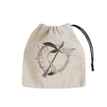 Elvish Beige & Black Basic Dice Bag Dice Q Workshop Arrow