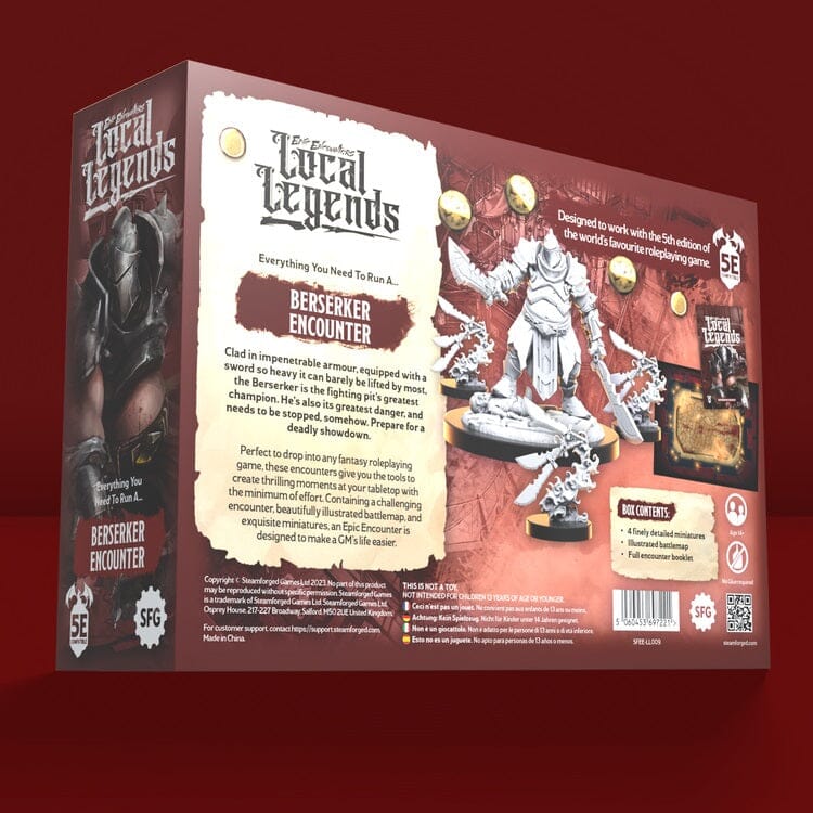 Epic Encounters - Local Legends (Berserker) Miniatures Steamforged