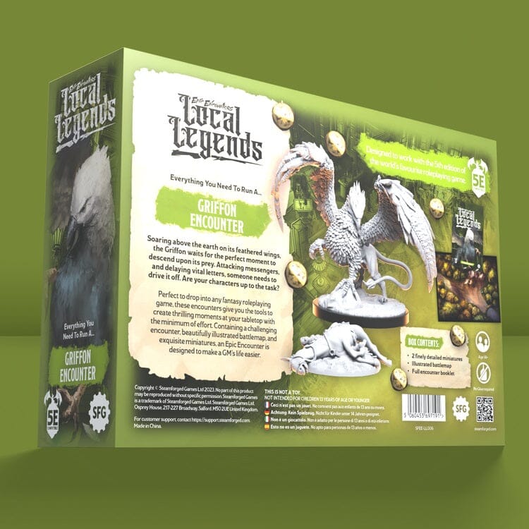 Epic Encounters - Local Legends (Griffon) Miniatures Steamforged