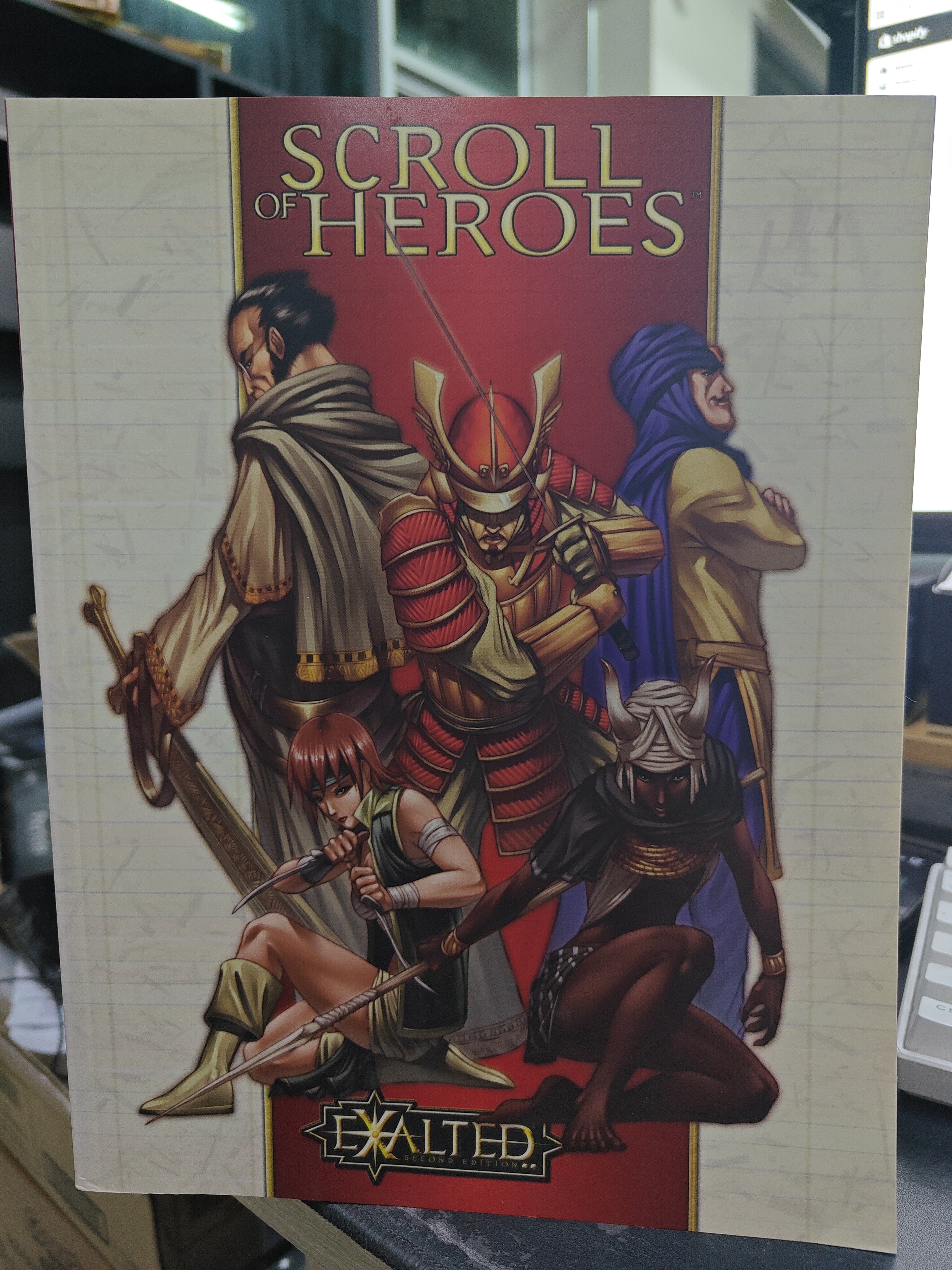 Exalted : Scroll of Heroes RPG White Wolf 
