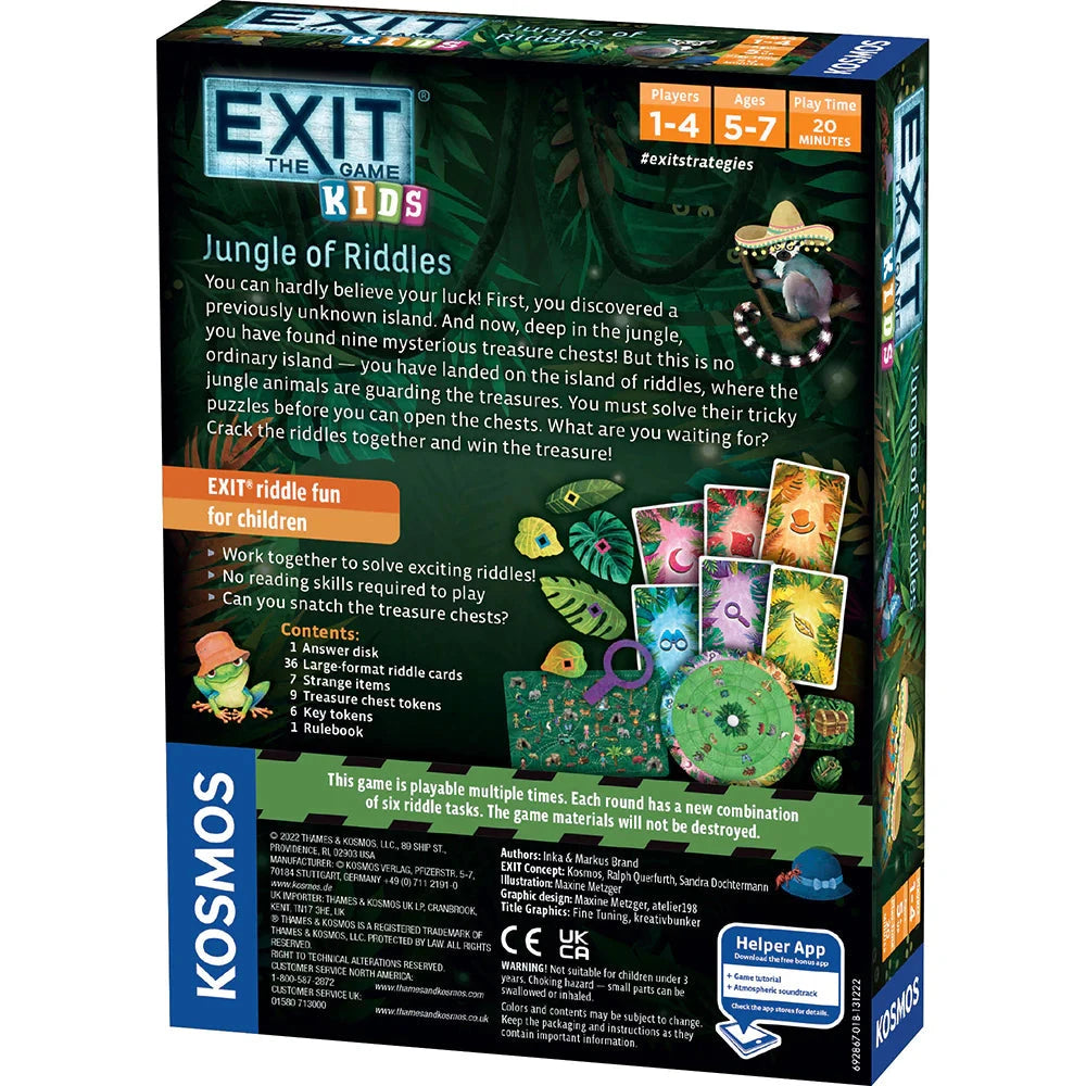 Exit: The Game – Kids: Jungle of Riddles Board Games Kosmos