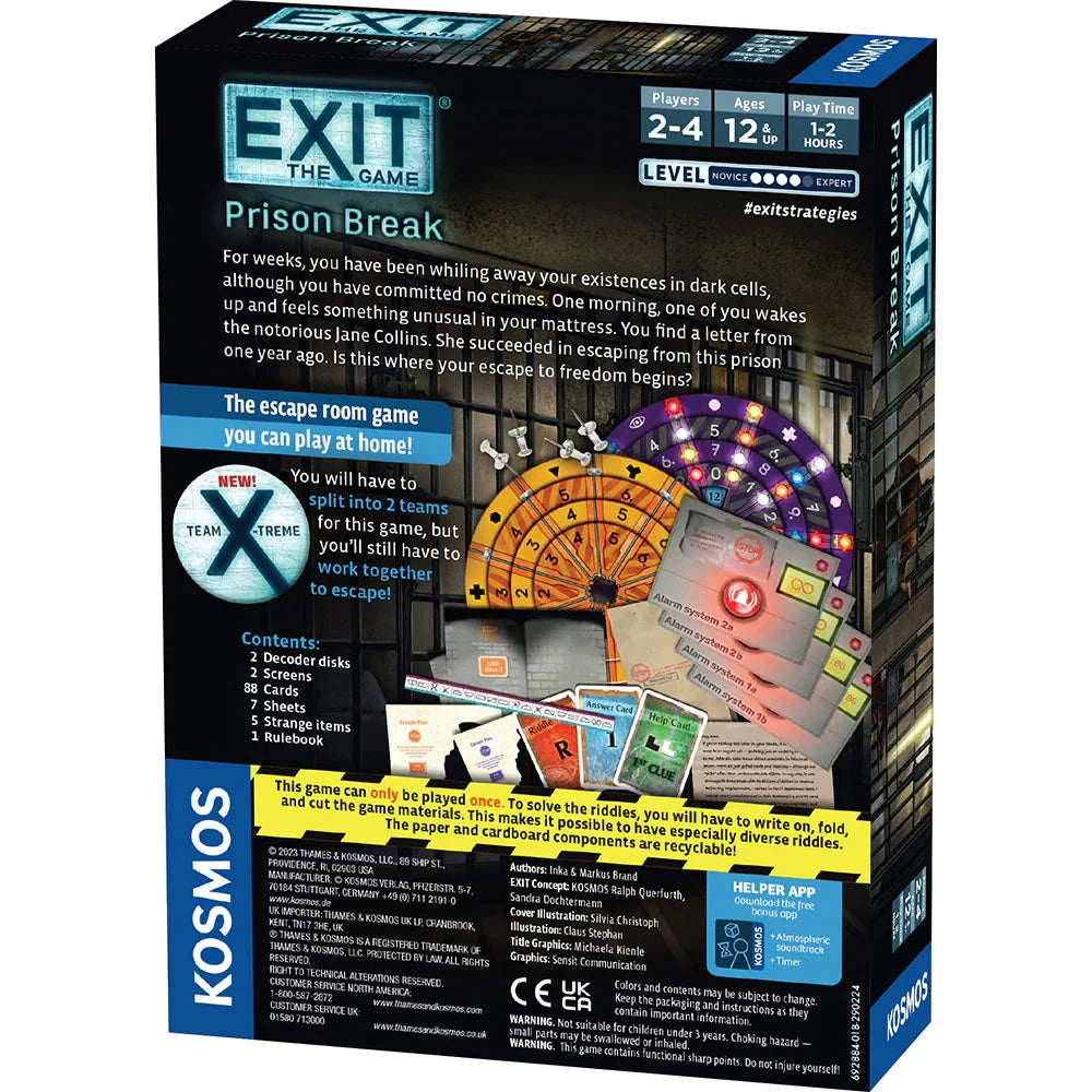 Exit: The Game – Prison Break Board Games Kosmos