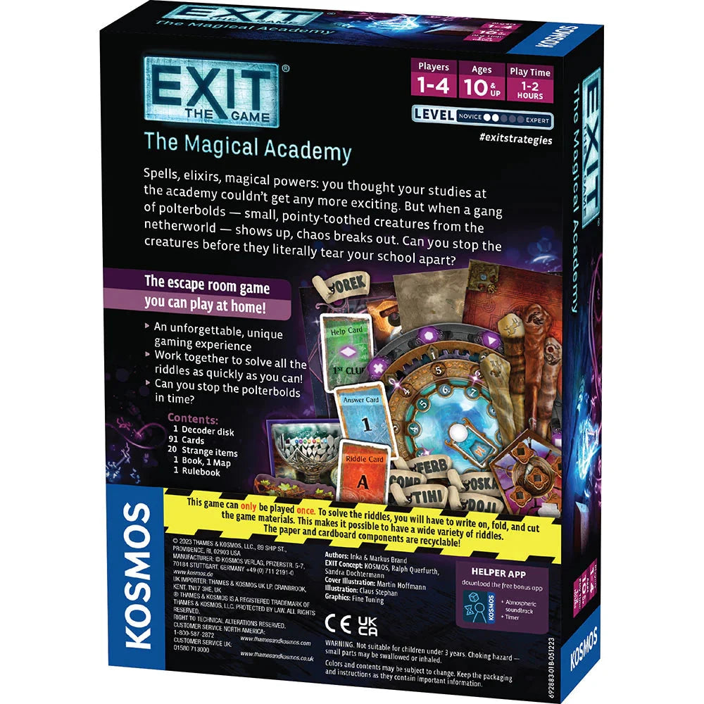 Exit: The Game – The Magical Academy Board Games Kosmos
