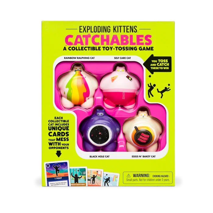 Exploding Kittens: Catchables 4-Pack Board Games Exploding Kittens