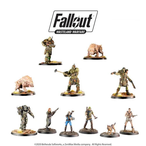 Fallout: Wasteland Warfare - Starter Set Miniatures MODIPHIUS