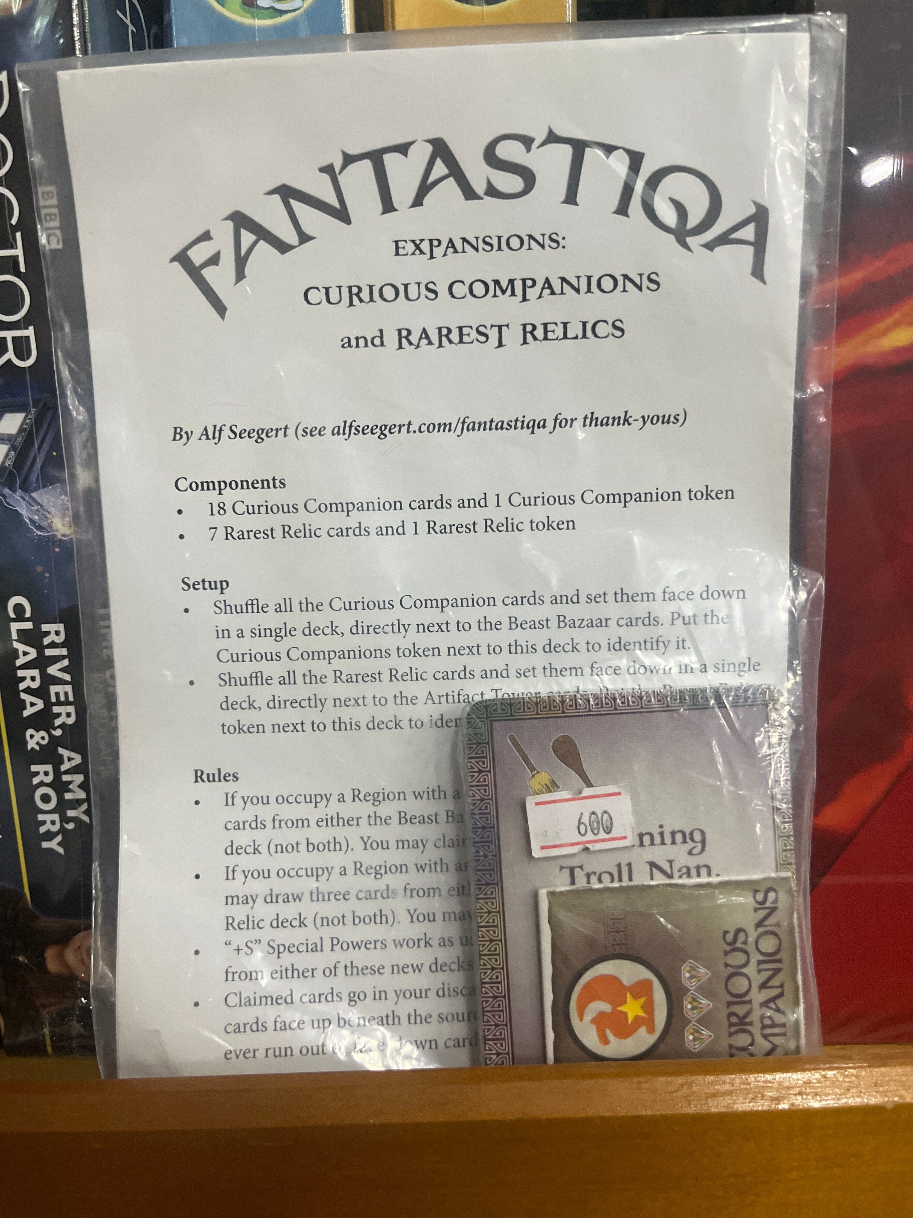 Fantastiqa Curious Companions General Battlefield Bangkok