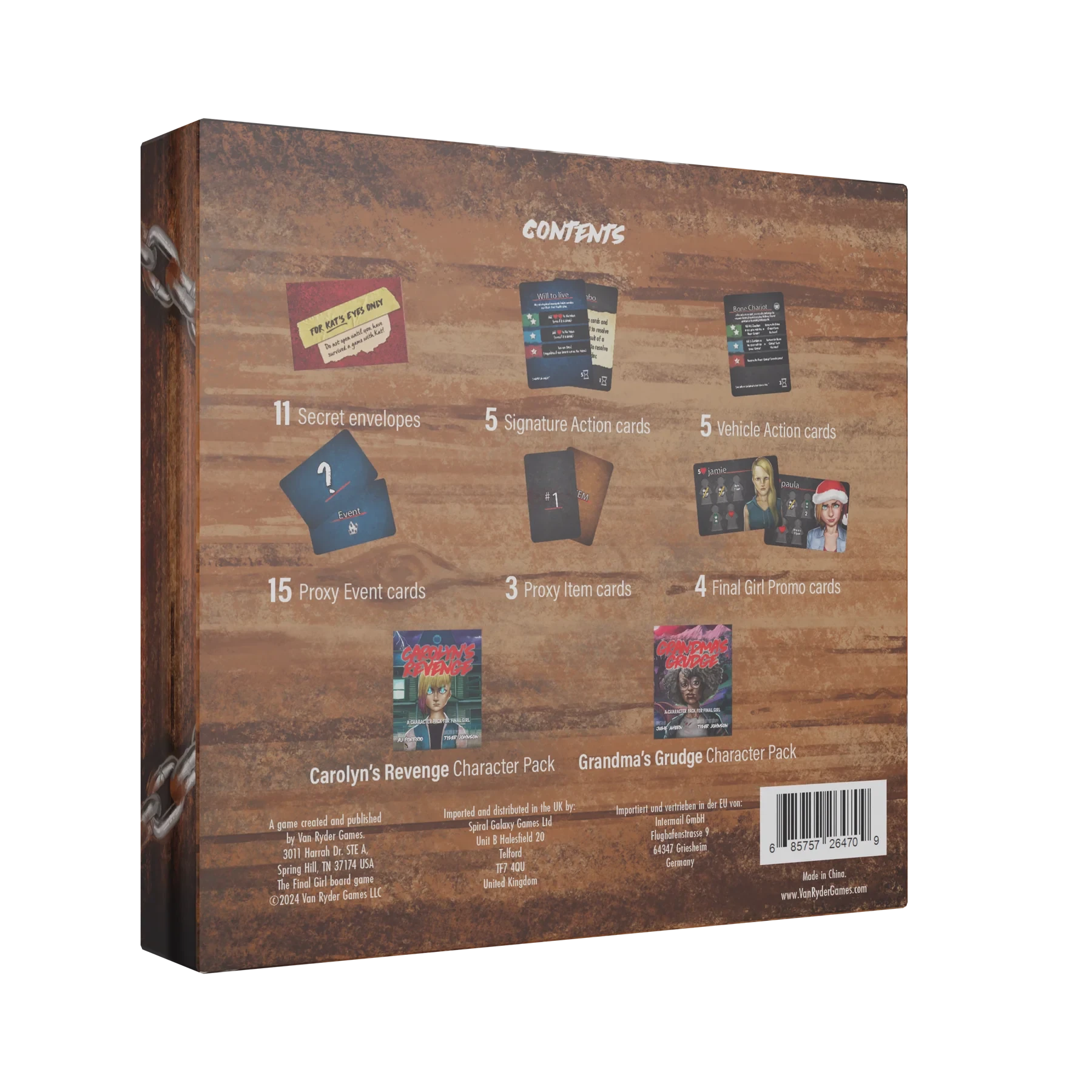 Final Girl: Series 3 Guest Stars Box Board Games Van Ryder Games