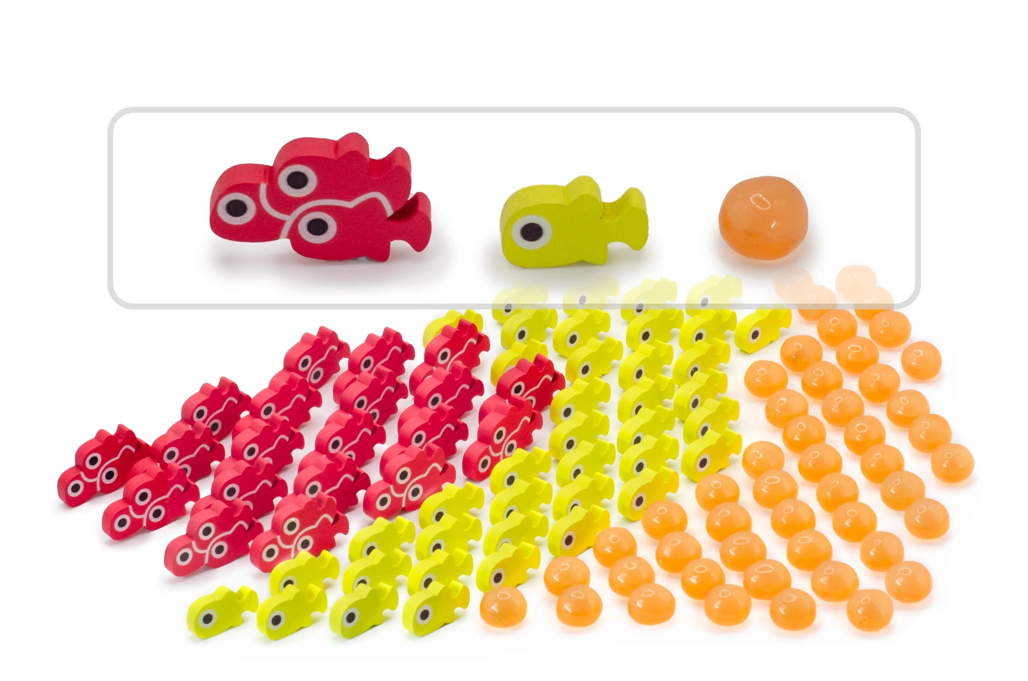 Finspan Upgrade Pack (Wooden Tokens & Squishy Eggs) Board Games Stonemaier