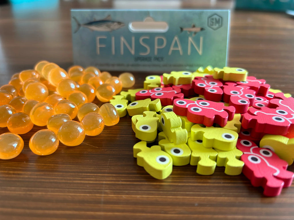 Finspan Upgrade Pack (Wooden Tokens & Squishy Eggs) Board Games Stonemaier