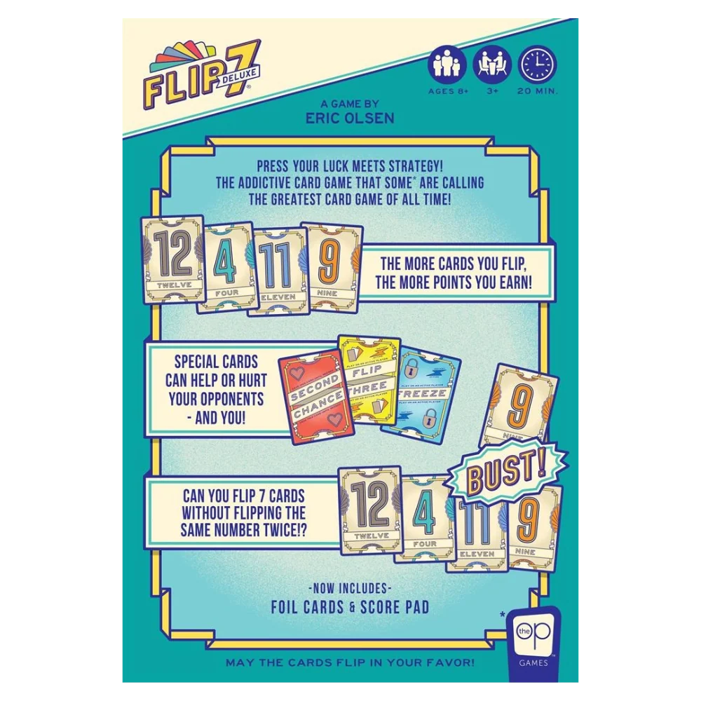 Flip 7 Deluxe Board Games The Op 