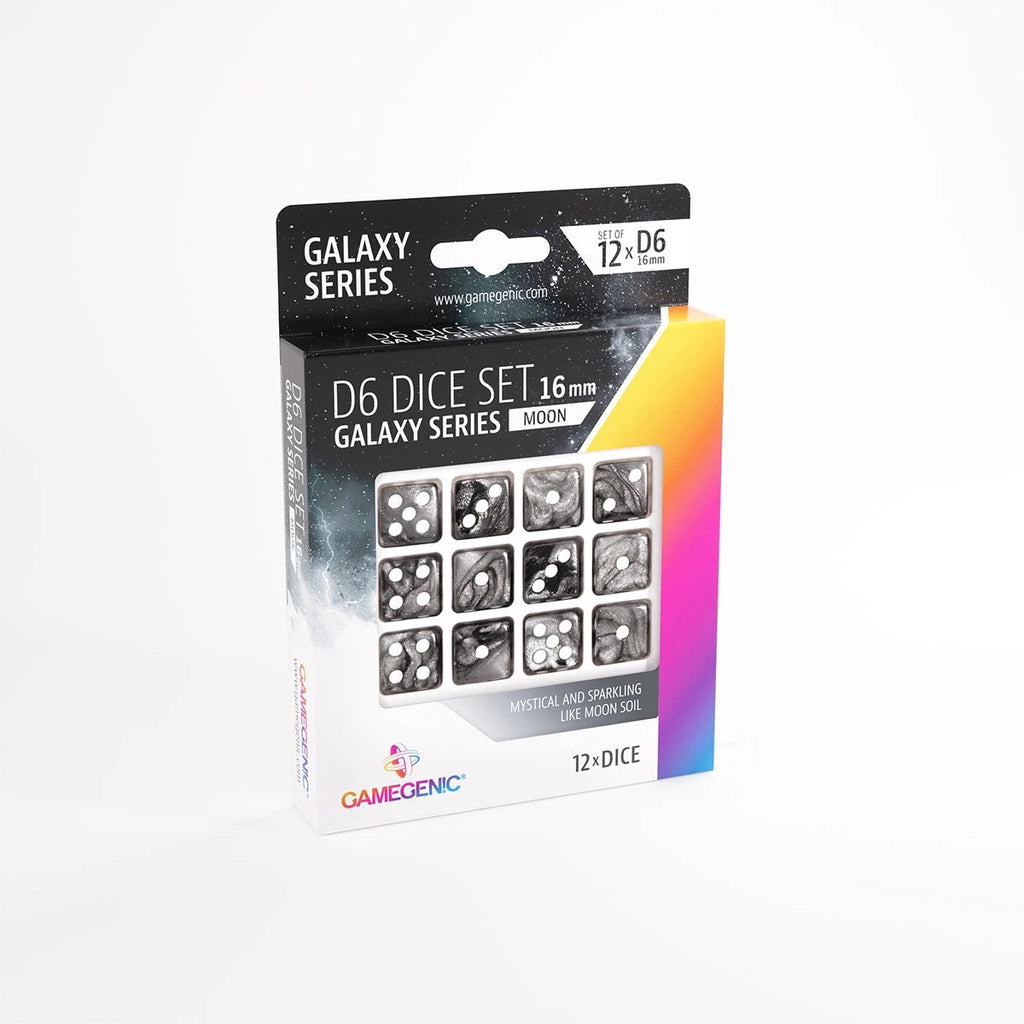 Galaxy Series D6 Dice Set Dice Sets & Games Gamegenic Moon 