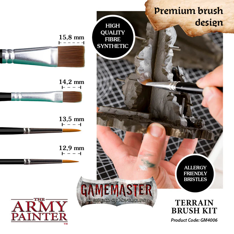 GameMaster Terrain: Brush Kit Brushes The Army Painter