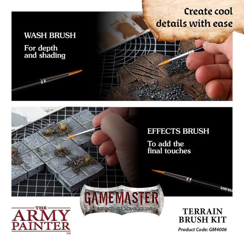 GameMaster Terrain: Brush Kit Brushes The Army Painter