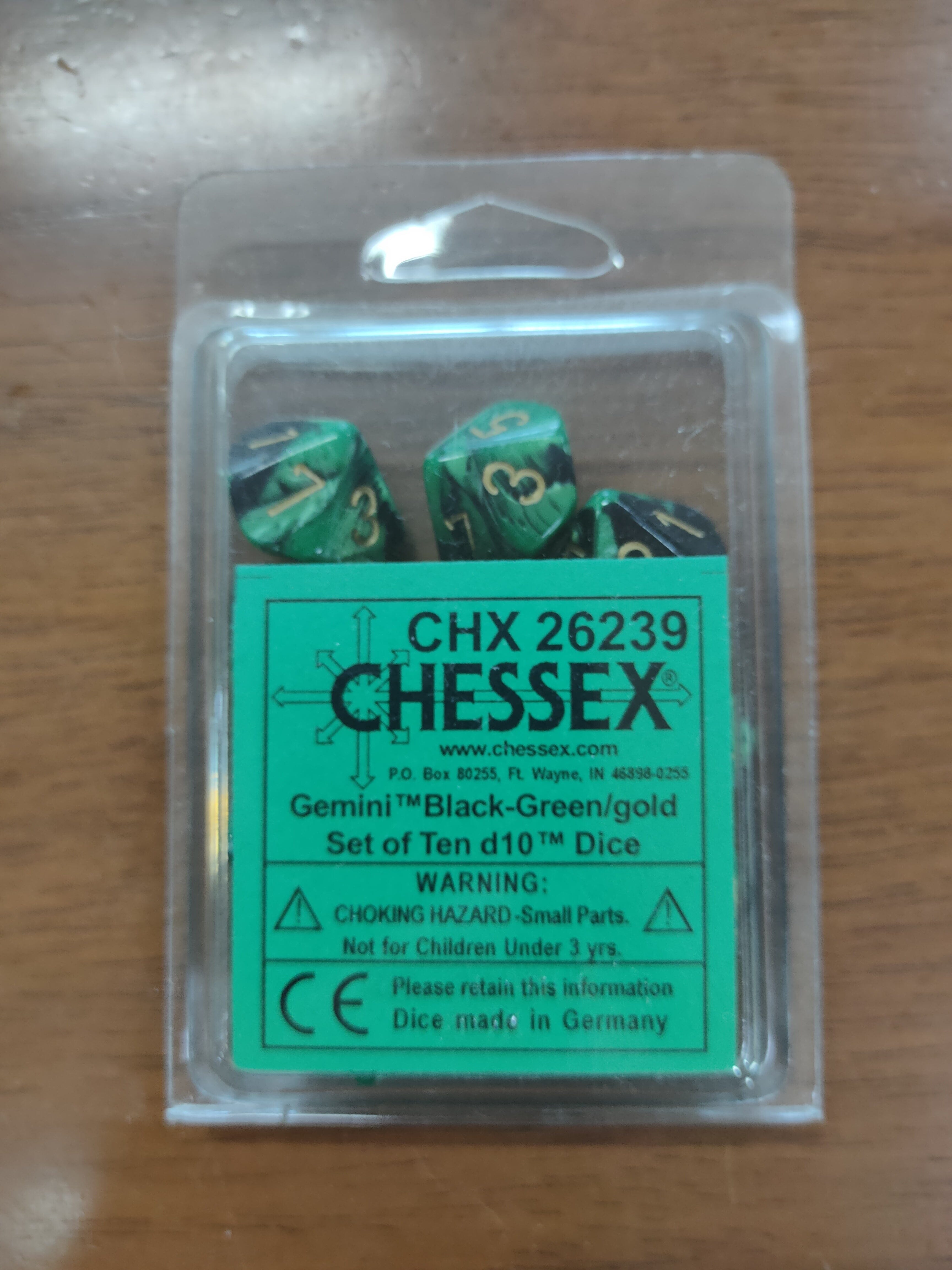 Gemini black / green General CHESSEX