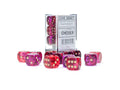 Gemini Translucent Red-Violet/gold 16mm d6 Dice Block (12 dice) Dice CHESSEX