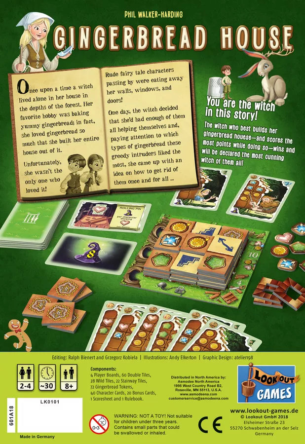 Gingerbread House Board Games Lookout Games