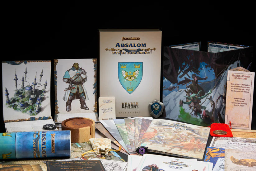 Gold Edition of Absalom: City of Lost Omens RPG Beadle & Grimm’s