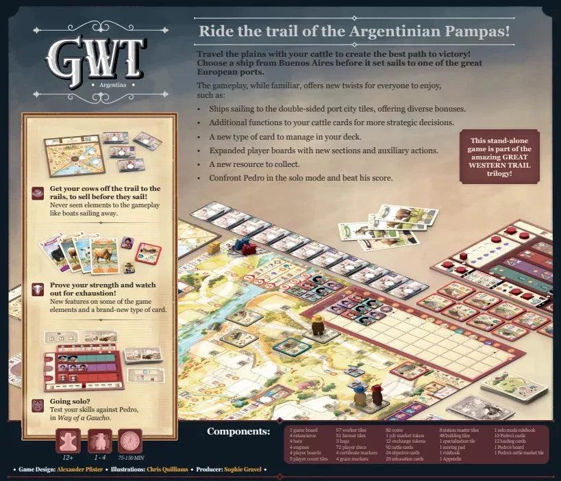 Great Western Trail: Argentina Board Games Eggert Spiele